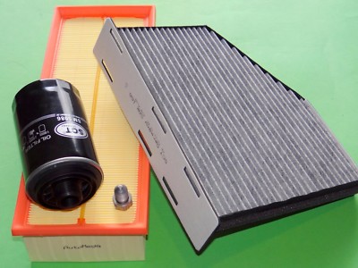 Ölfilter Luftfilter Aktivkohle-Pollenfilter Skoda Superb 1.8 & 2.0 TSI 112-147kW