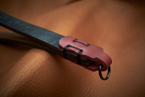 C.K Mike handcrafted Horween leather wrist strap - Picture 4 of 7
