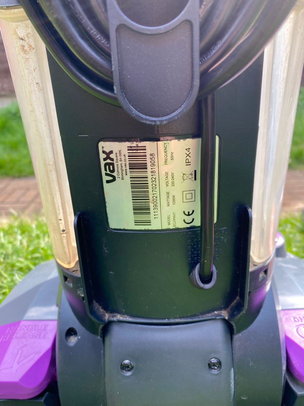 vax ECJ1PAV1 rapid power advance carpet cleaner Fully Working eBay