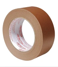 36 Rolls Case Cantech 134-04 Extensible Flatback Kraft Splicing Tape 24mm x 55m