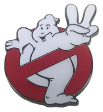 GHOSTBUSTERS 2 - 1989 Movie Logo - Enamel Lapel Pin - Bill Murray & Dan Aykroyd
