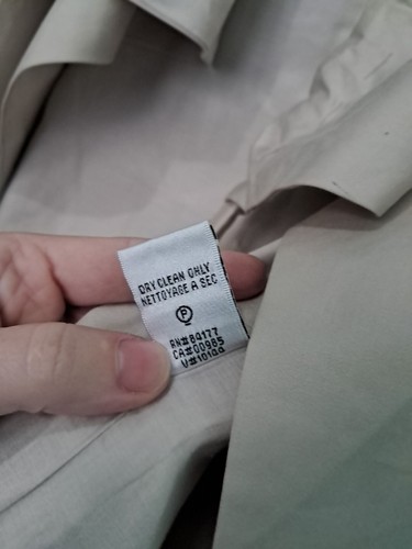 Diane Von Furstenberg Spy Trench Coat Double Breasted Beige Sz 4 Classic - Picture 11 of 14