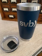 Silicon Valley Bank - SVB - YETI - 20 Oz Rambler w MagSlider Lid - New, Open Box