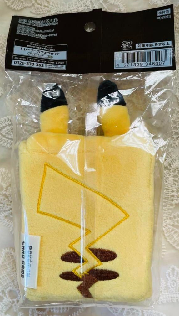Pokemon Card Game Scarlet & Violet Plush Deck Case Pikachu New Japan