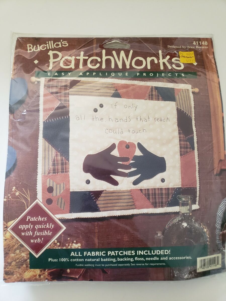 Patchworks Sewing Applique Kit Bucilla IF ONLY ALL HANDS Patchworks Sewing Applique Kit Bucilla IF ONLY ALL HANDS