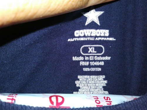 Dallas Cowboys Authentic Apparel. Xl. Shirt CC29 - Picture 3 of 4