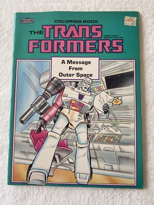 Transformers A Message From Outer Space Coloring Book READ