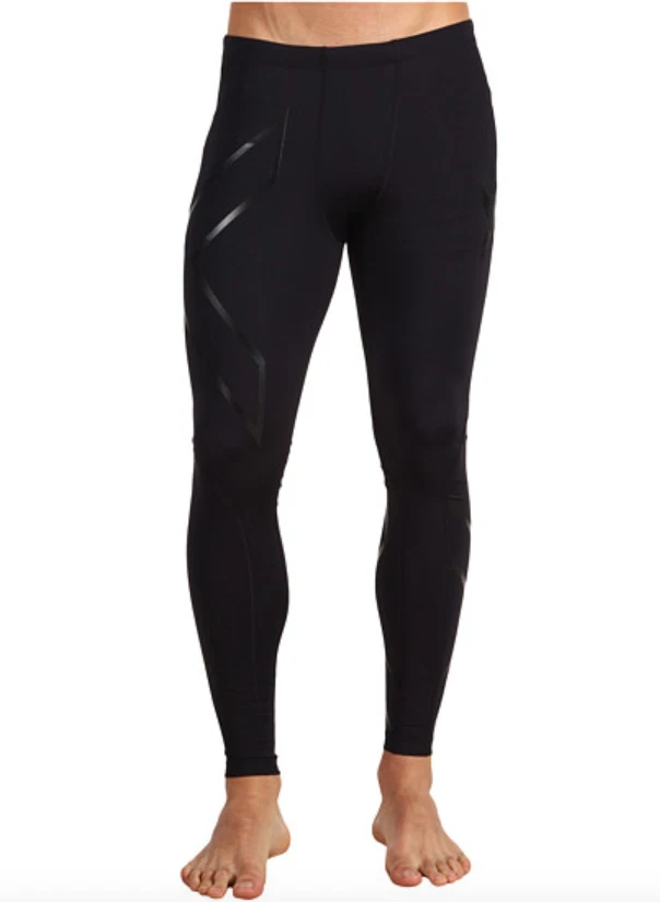 2XU Black Compression Recovery Tights L46903 Men's Size M - Image 2 of 2