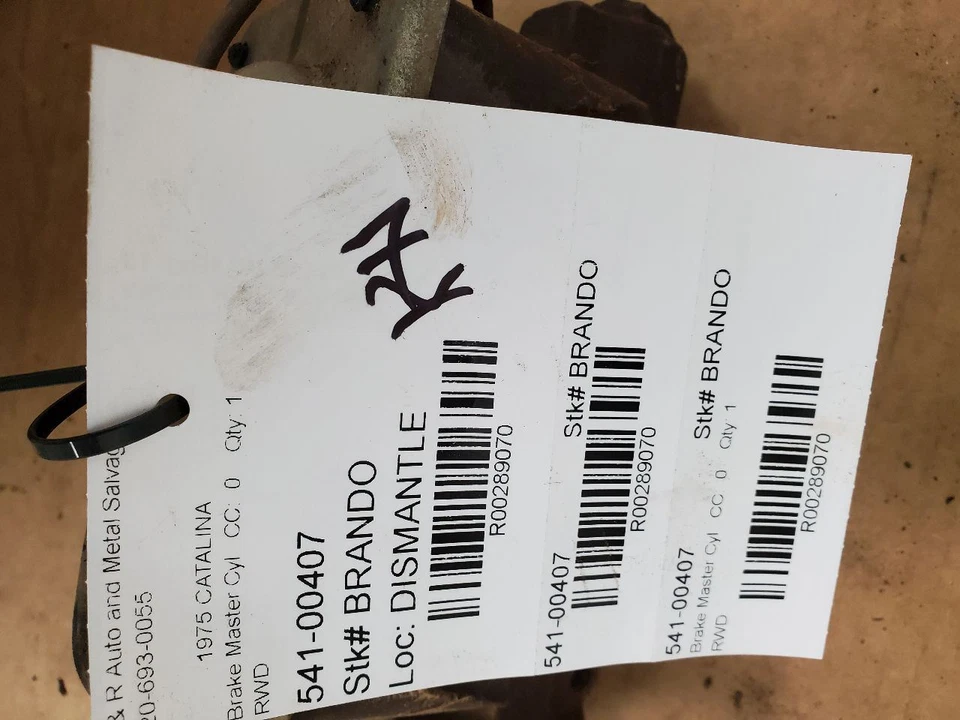 Frenos de potencia de cilindro maestro de freno para 70-80 CAMARO 289070 Foto 4 de 4