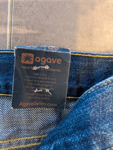 Agave Denim Gringo Mendocino Classic Straight Men's Jeans Size 33x35 NWT - Picture 6 of 7