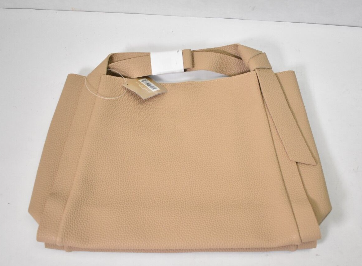 Ulta Beauty Light Brown Tote Bag April 2023 Gift Faux Leather Ulta Beauty Light Brown Tote Bag April 2023 Gift Faux Leather