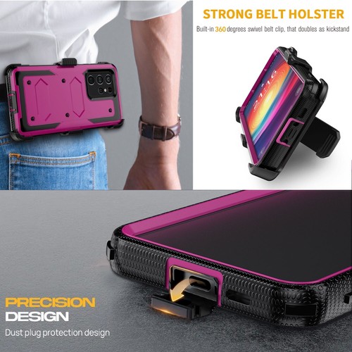 Funda/Protector de Pantalla con Clip de Cinturón Ultra Resistente para Samsung Galaxy S21/FE/Ultra Resistente - Imagen 79 de 98