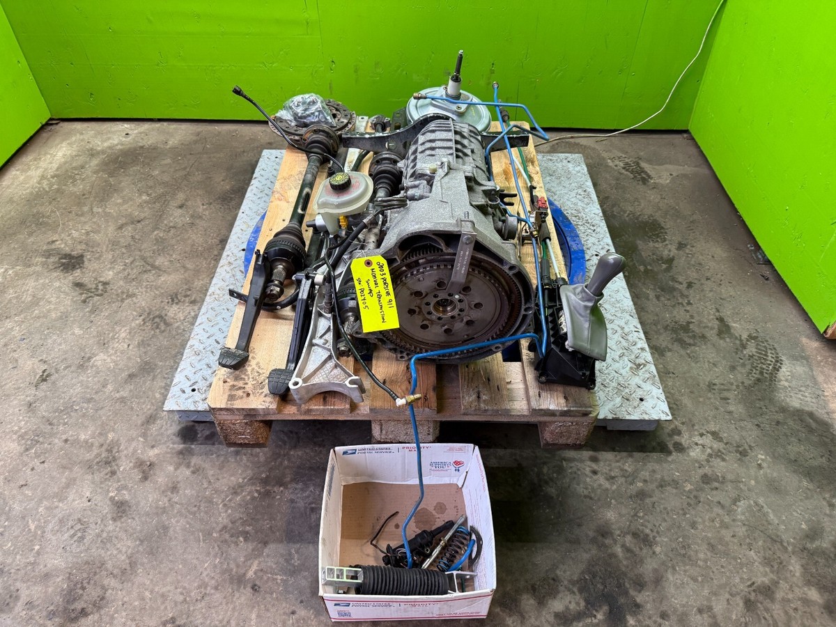 03 PORSCHE 996 C2 G96.01 6SP MANUAL TRANSMISSION SWAP PEDAL AXLE