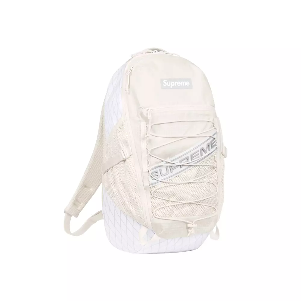 Sac à dos Supreme blanc (23FW)