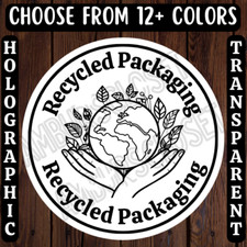 40 RECYCLED PACKAGING STICKERS 2