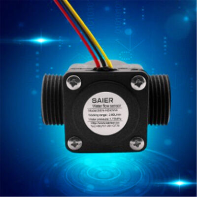 1Pc G3/4 SEN-HZ43WA 2-60L/min Male Thread Hall Flow Sensor Water Control Flowmer