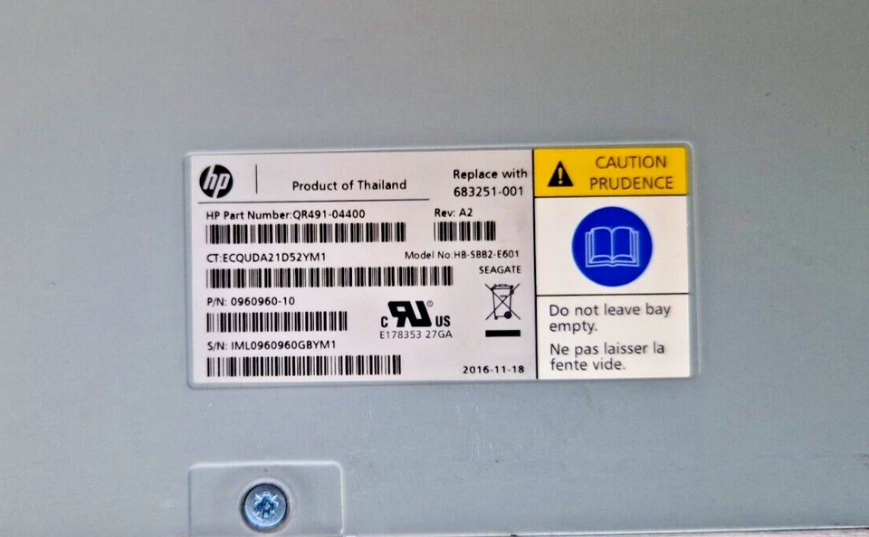 HP QR491-04400 683251-001 SAS I/O MODULE for 3PAR STORESERV M6710 M6720 REV2.A - Immagine 2 di 3