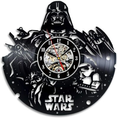 Darth Vader Star Wars Art Design Vinyl Record Wall Clock Unique Wall Decor