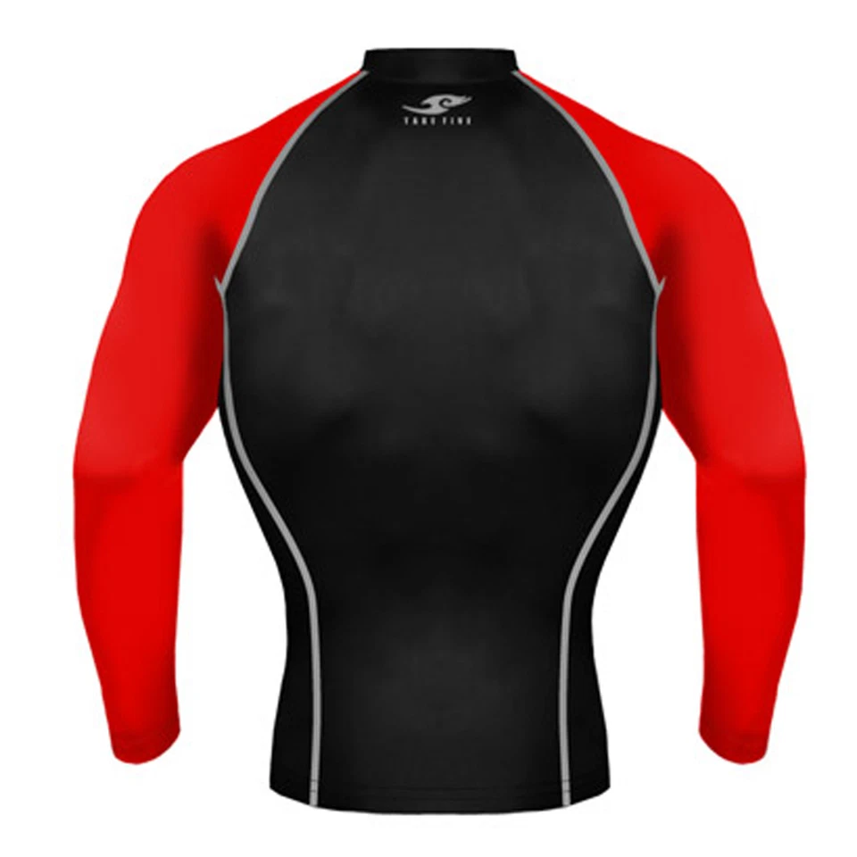 Camisa para correr Take Five para hombre piel apretada compresión capa base S~2XL negra 052 Foto 2 de 4