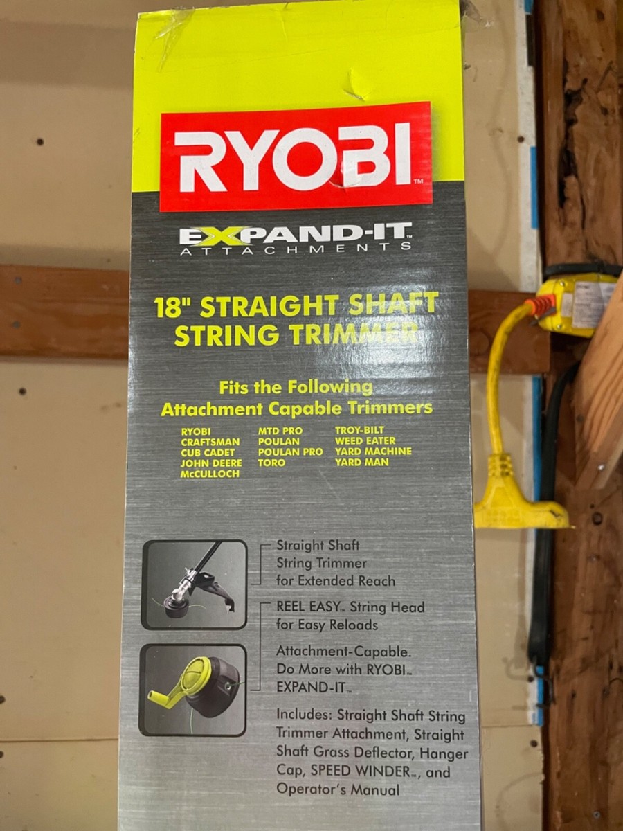 RYOBI Expand-It 18 in. Straight Shaft string Trimmer