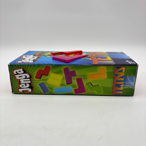 Jenga Tetris COMPLETE Hasbro Gaming 2012 Tower Building Game Neon Blocks - Picture 8 of 8