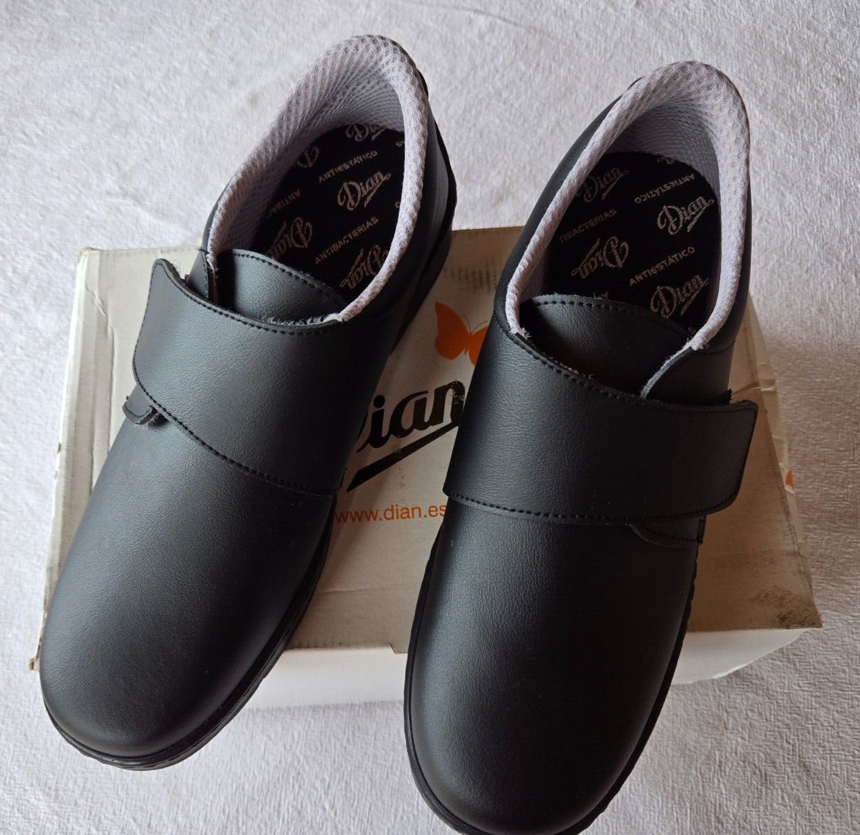 Chaussures noires Dian Milan 43 basses légères et souples - 2