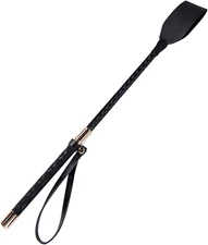 OBTANIM 18 Inch Riding Crop PU Leather Horse Whip Crop for Equestrian Horses