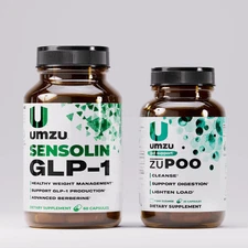 UMZU Sensolin GLP-1 & zuPoo Bundle: Blood Sugar & Cleanse Support