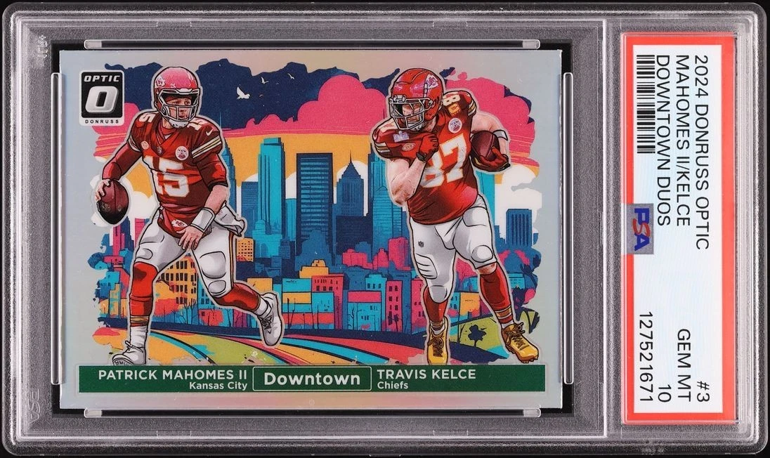 10 Graded Football Sports Trading Cards for sale
