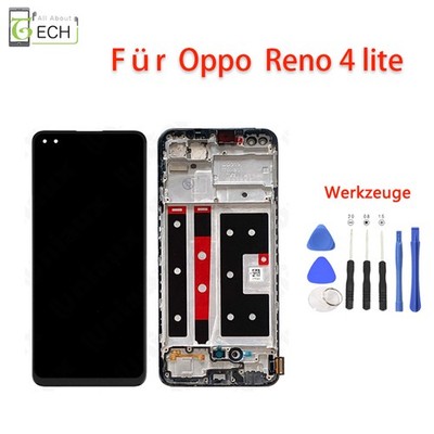 Für Oppo RENO 4 Lite CPH2125 A93 LCD Display mit Rahmen Bildschirm Touchscreen