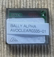 BALLY ALPHA CF CLEAR CARD 335 AVOCLEAR0335-01