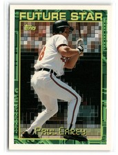 1994 Topps Baseball Card #4 ⚾ PAUL CAREY, Baltimore Orioles ⚾ FUTURE STAR ⚾