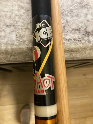 Hot Shot Pool Team Lite Ice Pool Cue Stick 2 Piece W/ Case 57 Inches