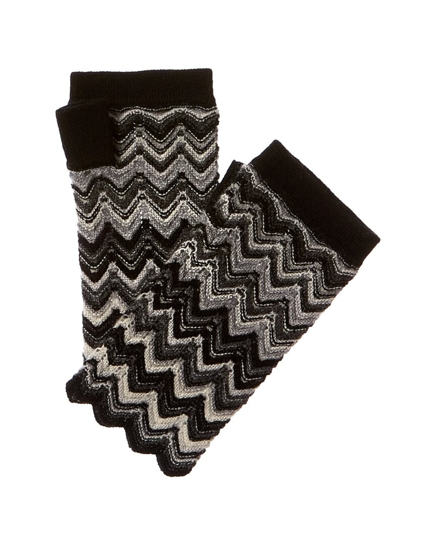 Forte Cashmere Zig Zag Stitch Cashmere Texting Gloves Womens 6590₽