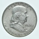 Better 1949 US Franklin 90% Silver Half Dollar Coin Collection Set Break *716