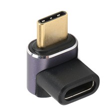 2x USB C Male To Female Adapter Right Angle 90° PD 100W 40Gbps 8K60Hz HD Type C