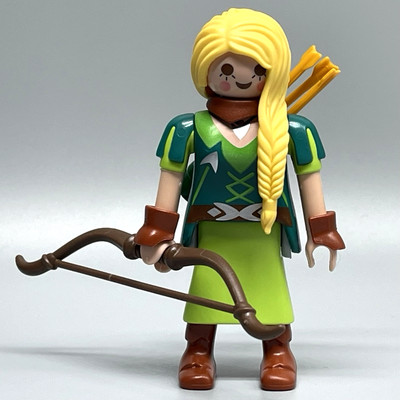Playmobil Archer Crusader Hunter Woodswoman Bow Arrows Female Adult Figure 9147