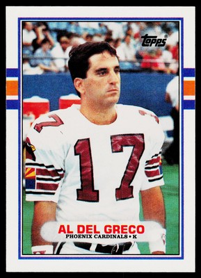 Al Del Greco, 1989 Topps Traded, #6T, Phoenix Cardinals,