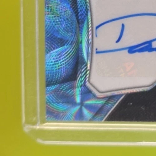 2022 Panini Prizm Daniel Dye Sensational Signatures Carolina Blue Scope /30 S-DY - Image 4 of 4