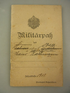 Militärpaß Fußartillerie Regiment 3 77 / Gefechte K8182