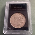 1922 US Silver Peace Dollar RARE Authenticated Certified Vg