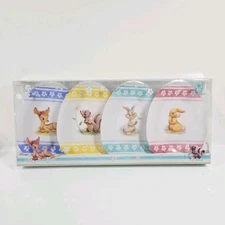 Vintage DISNEY STORE Bambi Thumper Melamine Plate Set NEW Original Packaging