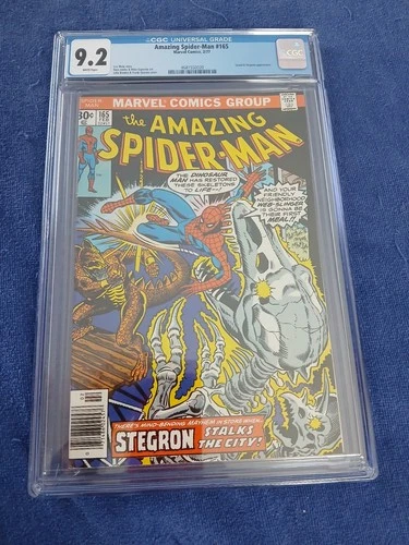 The Amazing Spider-Man #165 Marvel Comics CGC 9.2- White Pages-Brand New Book