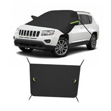 Car Windshield Cover for Snow and Ice, Magnetic Windscreen Snow Covers Black
