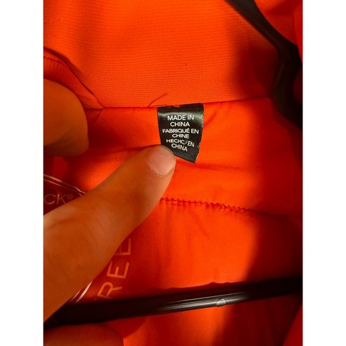 Parka donna piumino sintetico Save the Duck arancione nuovo con etichetta taglia XL - Foto 5 di 10