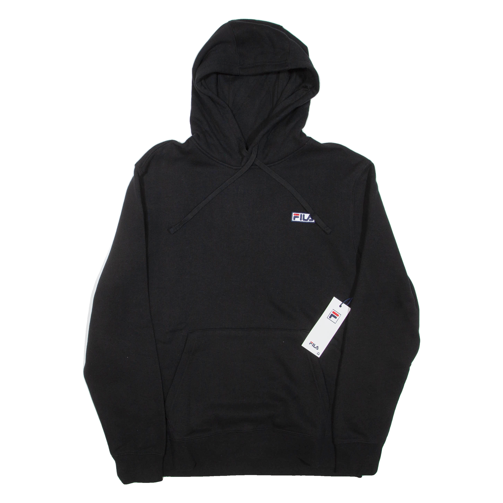 FILA Felpa con Cappuccio Uomo Nera M