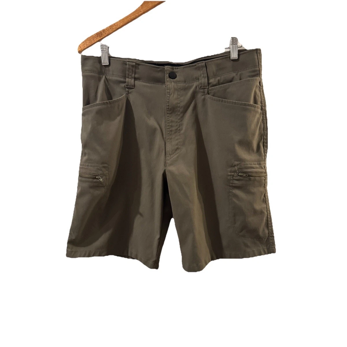 Wrangler Authentics Cargo Shorts voor heren, Groene Camo, 33W