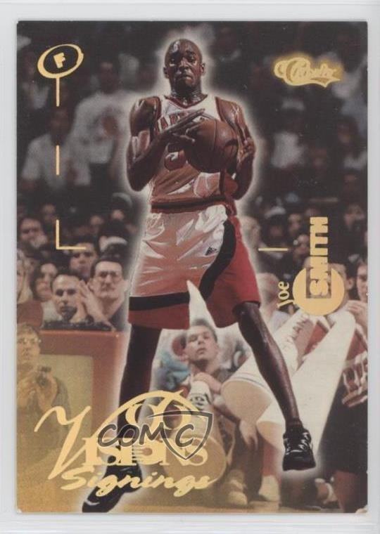 1996 Classic Visions Signings Joe Smith #9 07rd