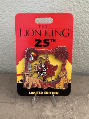 Disney Lion King 25th Anniversary LE 2019 Mighty King Mini Jumbo Spinner Pin