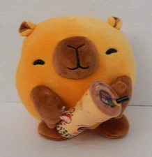 Zuru ~ Snackles * "Spencer" The Capybara Plush w/Kung Fu Boba Tea